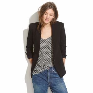 Madewell Black Modern Blazer